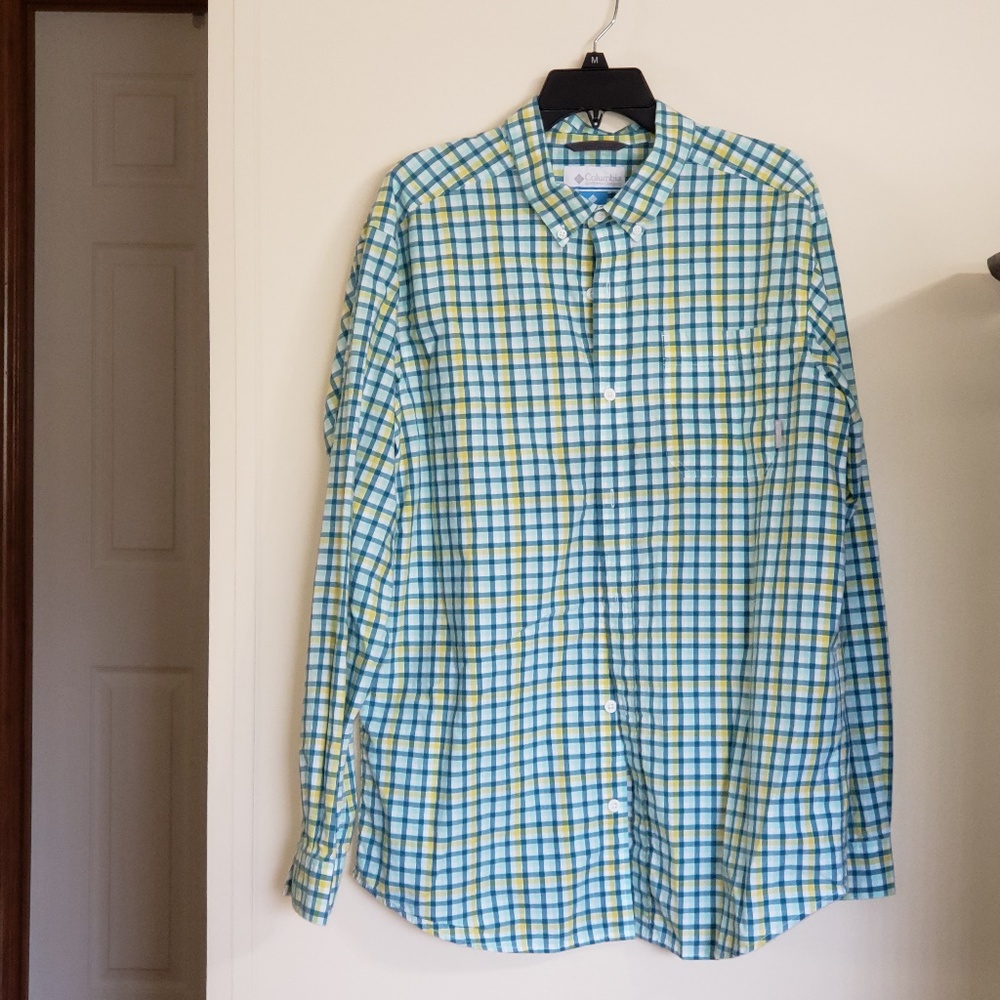 Columbia Plaid Oxford Long Sleeve